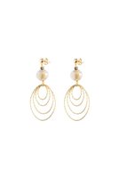 Pendientes MurrinaMurano Venezia Mujer Aura in Vidrio Topazio GM0280.15